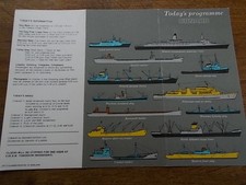 Vintage QE2 CUNARD Daily Programme 080671 Southampton to New York Cruise Liner