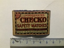Old matchbox label Czech