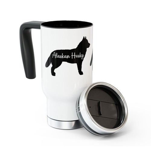 Alaskan husky dog - dog, silhouette