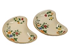 Adams Royal Ivory Titian Ware Hand Painted Sunshine RD 459174 Floral Dishes