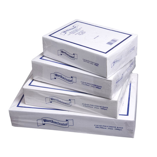 Clear polythene storage - storage, bags