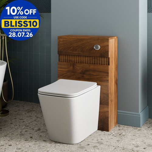 Fluted 500mm bathroom - bathroom, to