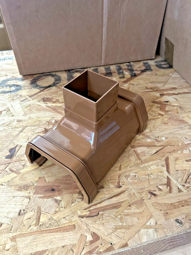 Toffee caramel square gutter - toffee/caramel,