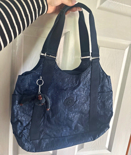 Kipling cicely blue snakeskin - blue,