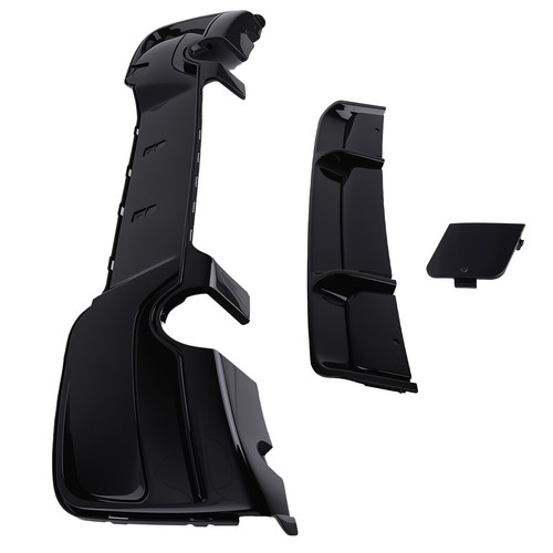 Gloss black rear - black, bumper