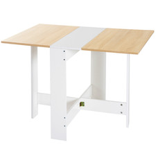 Folding Table Oak White