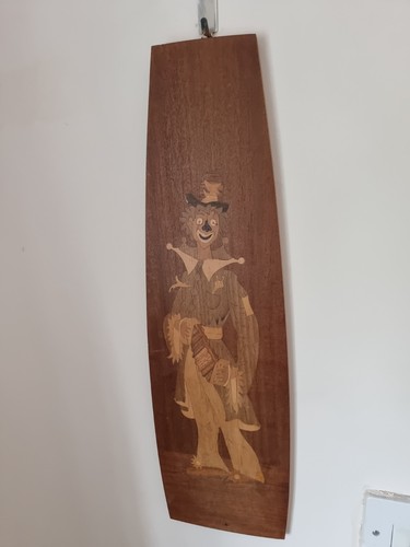 Vintage marquetry inlay wood - vintage,