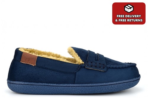 Boys moccasin slippers - moccasin,