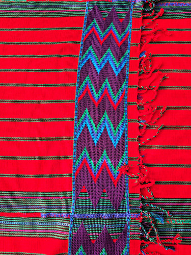 Vintage guatemalan bedspread - vintage,