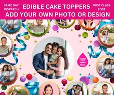 EDIBLE Cupcake Toppers