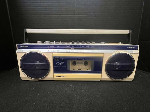 Vintage rare sharp qt12 stereo - rare,