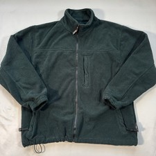Cabela’s Full Zip Up Fleece Green Size Large 