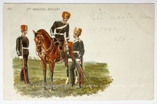 3rd Middlesex Artillery Postcard. c1900. Uniform, Military, Horse
