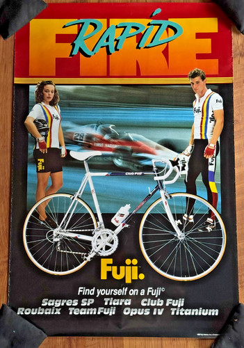 Vintage 1980s fuji bicycle - fuji,