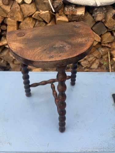 Antique wooden bobbin turned - bobbin,