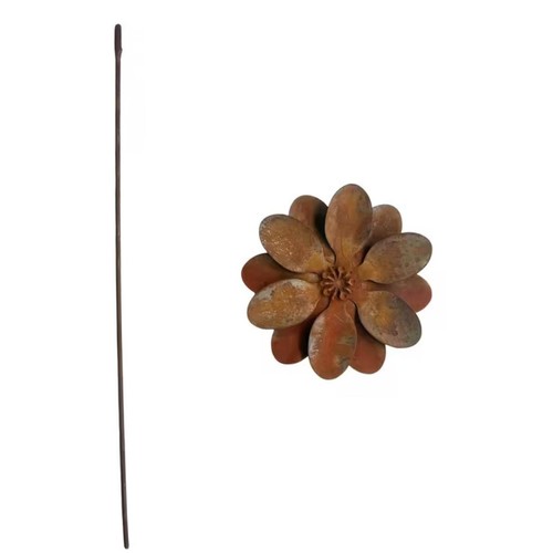 Wrought iron metal flower - iron,