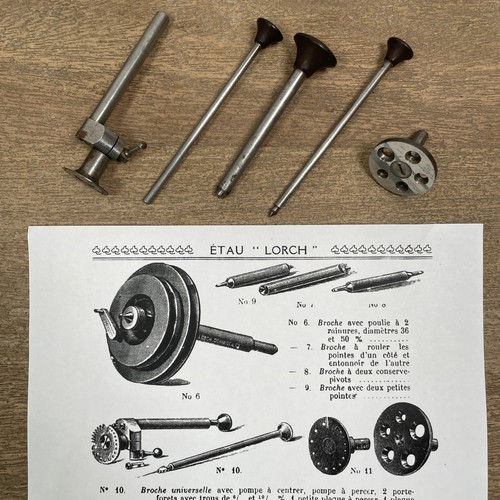 Vintage lorch watchmaker lathe - lorch,