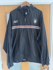VINTAGE RARE LIVERPOOL FOOTBALL CLUB FC 2003 BLACK ZIP COAT JACKET L REEBOK LFC