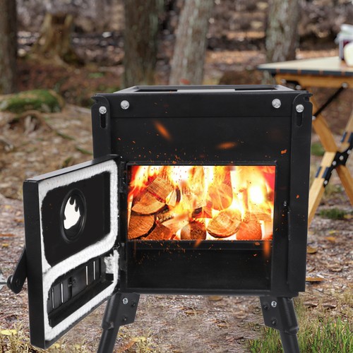 Portable wood burning stove - portable,
