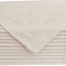 Set of 12 Flax Linen-Cotton