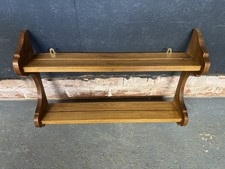 Vintage Pine Plate Rack Wall