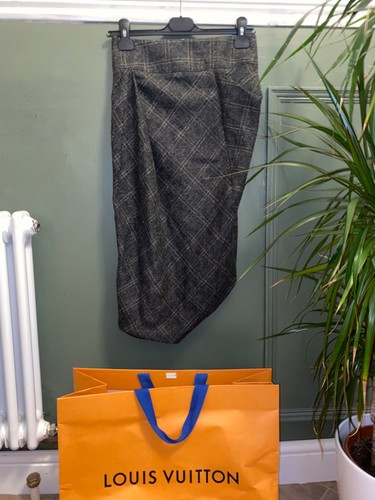 Topshop grey wool blend - blend, tartan