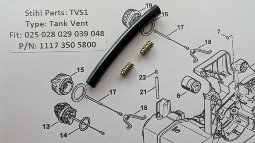 Stihl tank vent line kit - stihl,