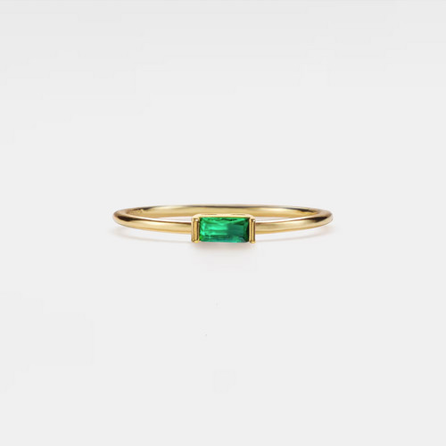 Baguette cut birthstone - baguette,