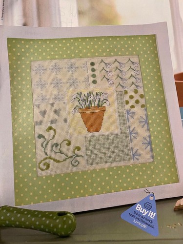 Spring snowdrops patchwork - spring,