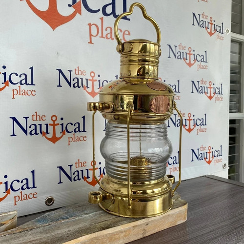 Brass anchor oil - 14", w/