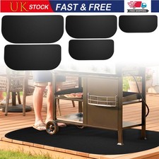 Fireproof Fireplace Mat Flame-Resistant Pad Rug for Hearth and Chiminea Fire UK