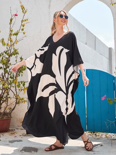 Elegant black white abstract - &,