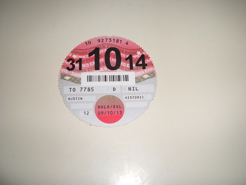 Tax disc 10 - /, /