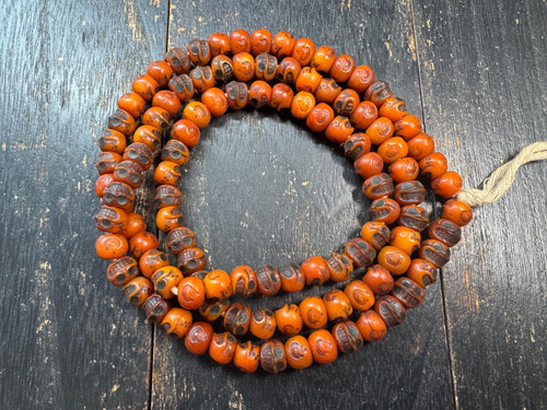 Vintage tibetan skull bead - tibetan,