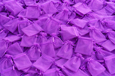 500x Cadbury Purple Organza