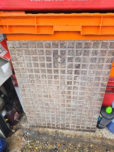Reclaimed cast iron manhole - reclaimed,