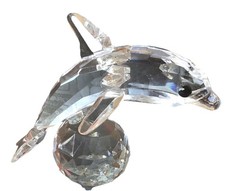 Vintage Silver Crystal DOLPHIN
