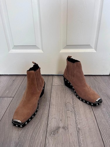 Topshop suede ankle boots size - topshop,