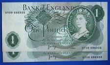 2x 1970 Bank of England, One