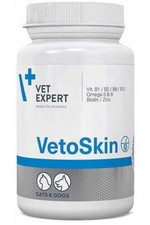 VetExpert VetoSkin Skin&Coat preparation for Dogs and Cats 90 capsules, FREE P&P