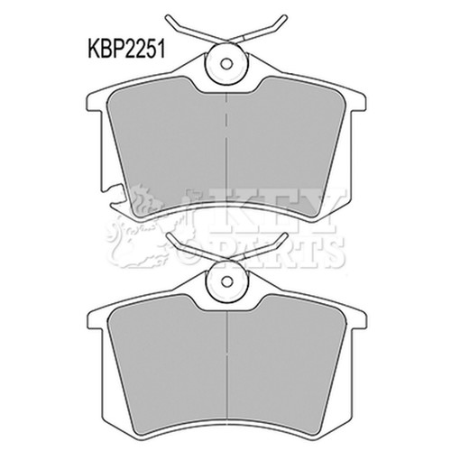 Brake pads set for - pads, altea