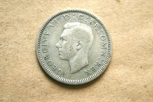 King george sixpences - george,