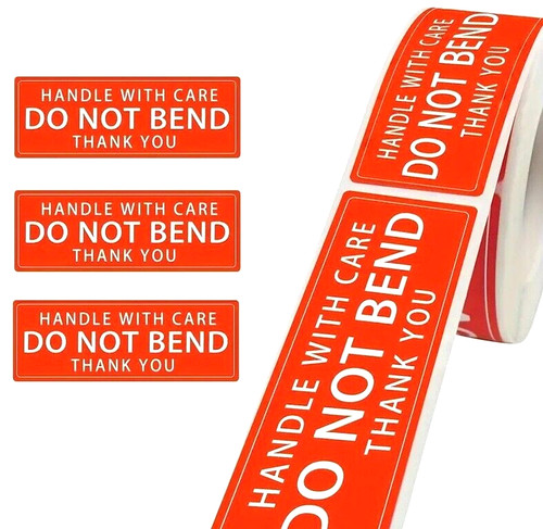 Not bend stickers - do, handle