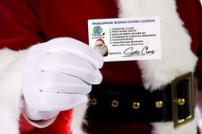 Santa claus lost driving - santa,