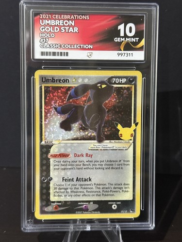 Pokémon umbreon tcg gold - gold, star