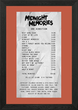 One Direction Framed Wall Art Poster Canvas Print Picture