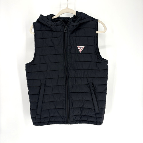 Guess hooded puffer vest - puffer,