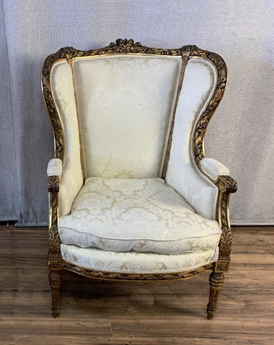 French louis xvi white bergere - french,