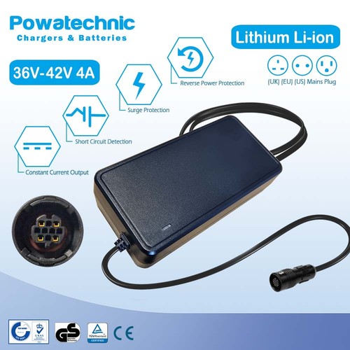 42v hrs pin charger - 4, for