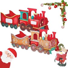 50/60cm Christmas Present Trains Santa Gift Train Deliver Holiday Cheer in Style